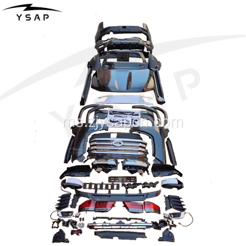 LC300 1: 1 Bodykit naik taraf untuk 2008-2021 LC200